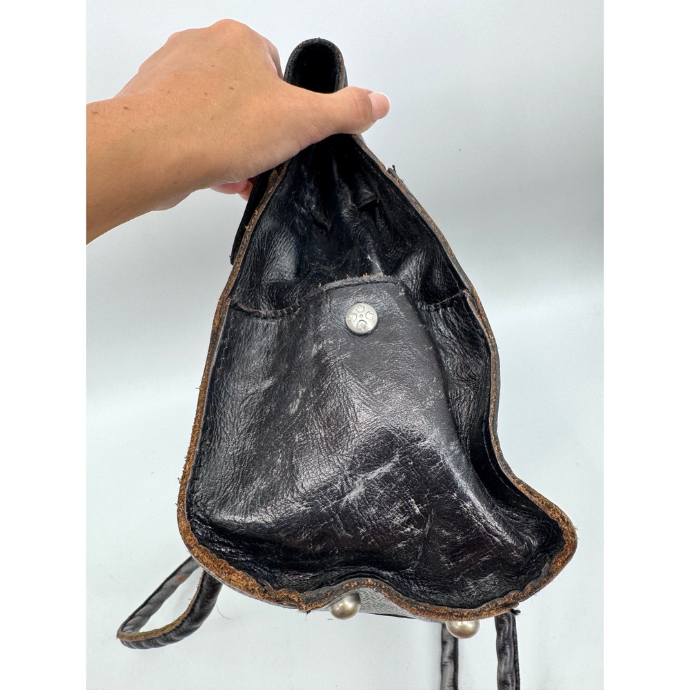 Patricia Nash Tote Bag Womens Large Black Tooled Leather Floral Boho Handbag - Picture 6 of 16